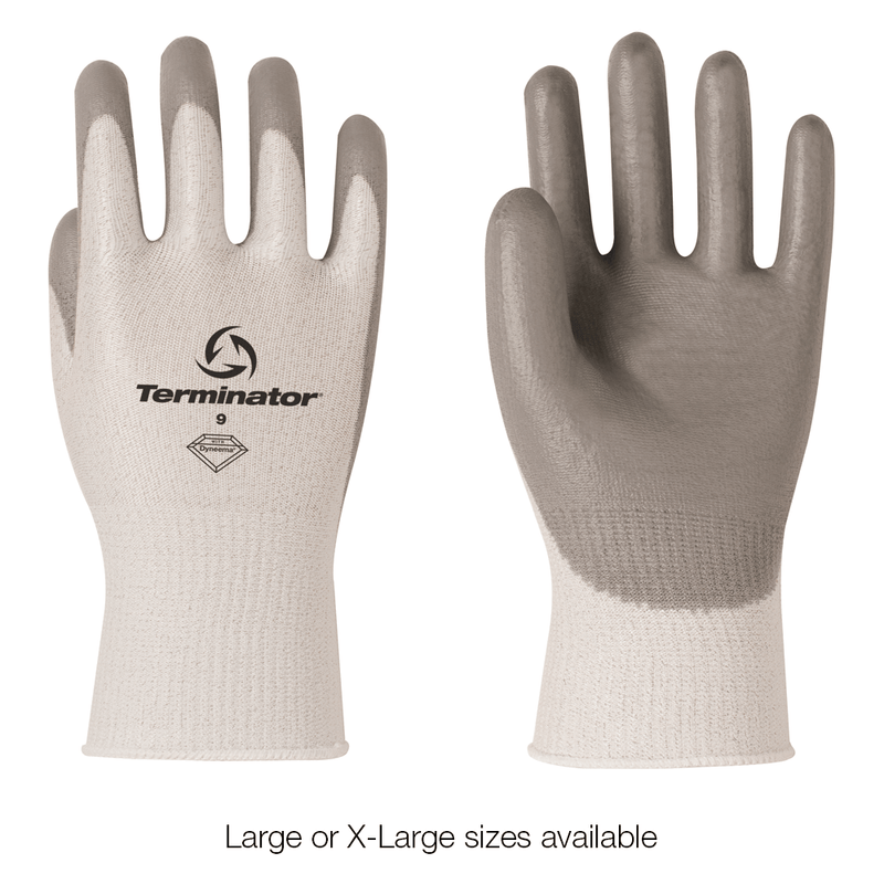 Terminator Dyneema Polyurethane Palm Coating Handling Gloves – GT Tools®